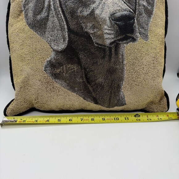 Weimaraner Dog Decorative Square Throw Pillow Tapestry Design 15 Inches - Picture 5 of 6